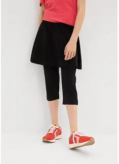 Caprileggings med integrert skjørt, bonprix