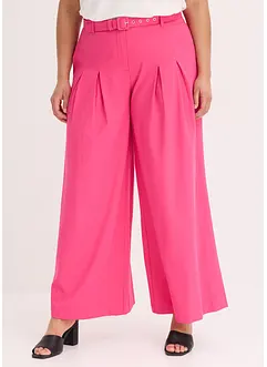 Bukse med legg og belte (2-delt sett), bonprix