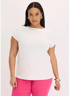 Topp med bærestykke i sateng, bonprix