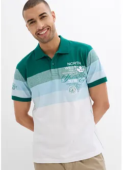 Kortermet poloskjorte i jersey i 100% bomull, bonprix