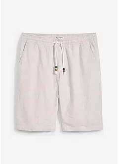 Bermudashorts i linmiks, Regular Fit, bonprix