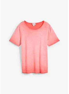 T-skjorte i 100% økologisk bomull og vasket look, bonprix