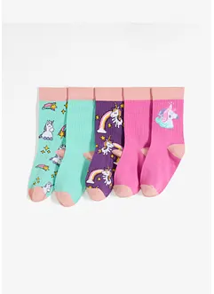 Barnesokker med økologisk bomull (5-pack), bonprix