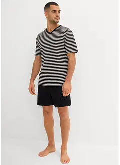 Pyjamas med V-hals, bonprix
