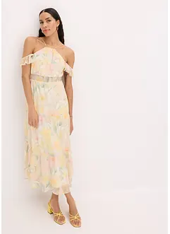 Maxikjole med print, bonprix