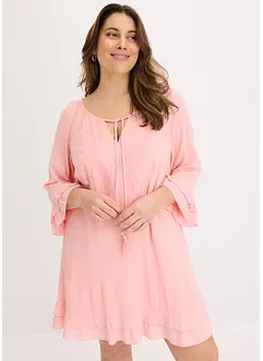 Kjole i boho look med broderi, bonprix
