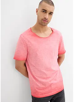 T-skjorte i 100% økologisk bomull og vasket look, bonprix