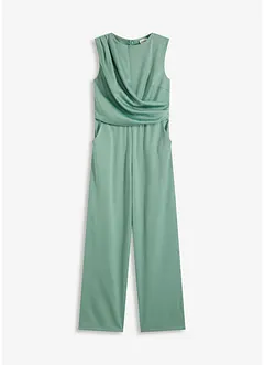 Jumpsuit i glinsende sateng, bonprix