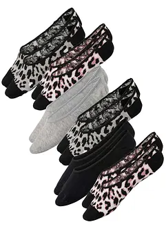 Booties med økologisk bomull (6-pack), bonprix