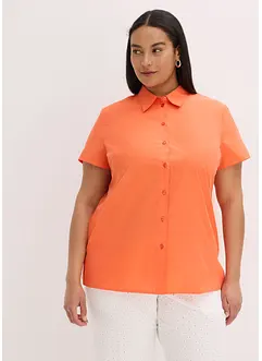Kortermet bluse i poplin, bonprix