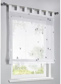 Transparent liftgardin med glanstrykk, bonprix