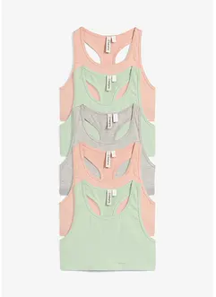 BH-topp med økologisk bomull (5-pack), bonprix