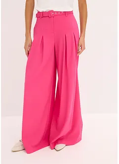 Bukse med legg og belte (2-delt sett), bonprix