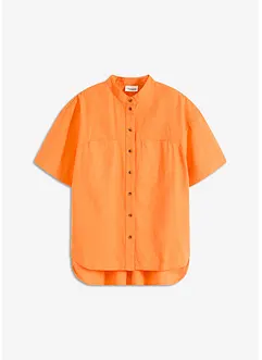 Skjortebluse i fin viskosemiks, bonprix
