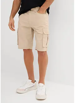 Bermudashorts med stretch og cargolommer, Regular Fit, bonprix