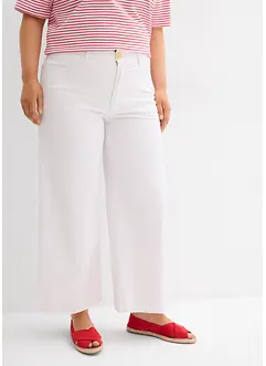 Wide Leg-jeans, High Waist, cropped, bonprix