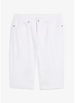 Lang bermudashorts i lett denim med stretch, Regular Fit, bonprix