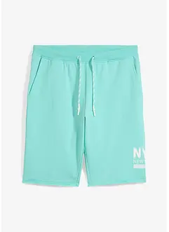 Sweat-bermudashorts med åpne kanter, bonprix