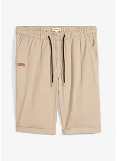 Pull on-bermudashorts i 100% bomull, Regular Fit, bonprix