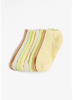 Sneakerssokker med økologisk bomull (8-pack), bonprix