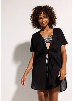 Strandbluse i transparent materiale, bonprix