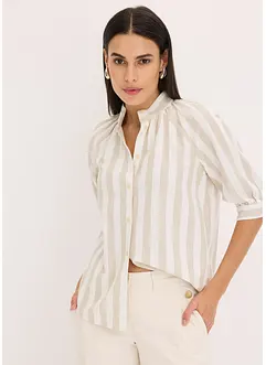 Bluse med stripemønster, bonprix