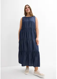 Minikjole av glatt lyocell, bonprix
