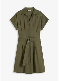 Skjortekjole med belte, bonprix
