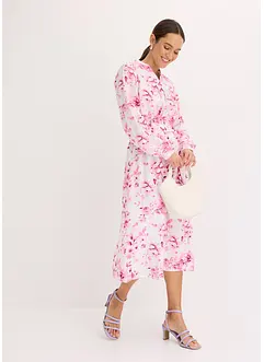 Midikjole med print, bonprix