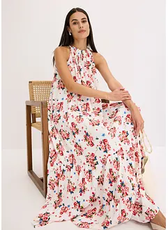 Maxikjole med print, bonprix