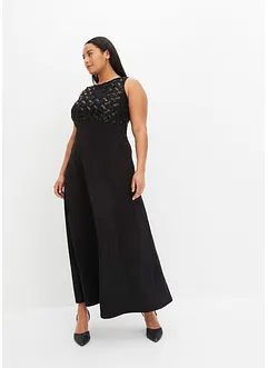 Maxikjole med paljettbroderi, bonprix