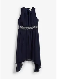 Chiffonkjole med paljetter, bonprix