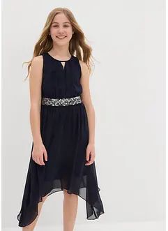 Chiffonkjole med paljetter, bonprix