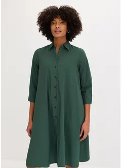 Skjortekjole med bomull, bonprix