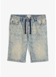 Pull on-bermudashorts i lett denim, Slim Fit, bonprix