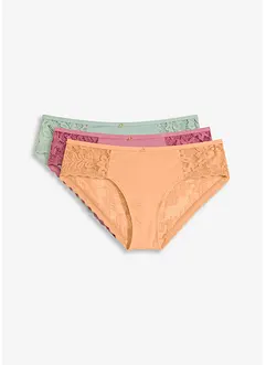 Hipstertruse i myk modal (3-pack), bonprix