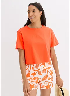 Oversized topp av ren økologisk bomull, bonprix
