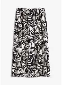 Jerseyskjørt i bomull med stretch, bonprix