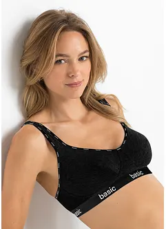 BH uten bøyle, med økologisk bomull (2-pack), bonprix