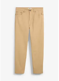 Classic Fit-bukse med stretch i 100% bomull, Straight, bonprix