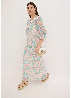 Maxikjole i chiffon, bonprix