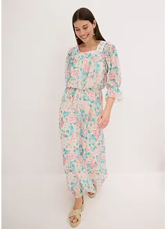 Maxikjole i chiffon, bonprix