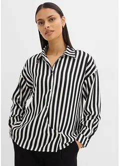 Skjortebluse i fin sateng, bonprix