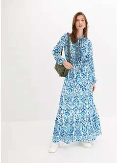 Maxikjole med print, bonprix