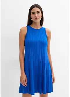 Strikket kjole i viskosemiks og A-fasong, bonprix