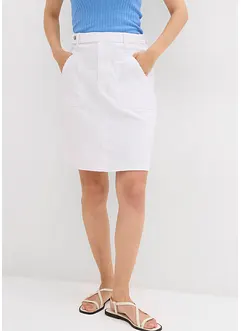 Jeansskjørt, High Waist, stretch, bonprix