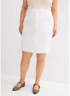 Jeansskjørt, High Waist, stretch, bonprix