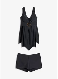 Lang tankini med brede stropper (2-delt sett), bonprix