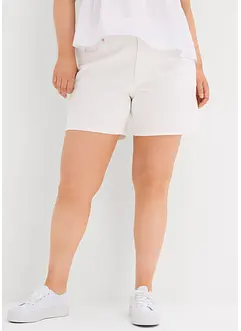 Bermudashorts i denim Mid Waist, Low Stretch, bonprix