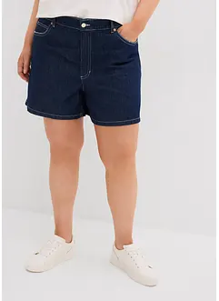 Jeansshorts High Waist, Low Stretch, bonprix